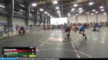 160 lbs Round 3 (6 Team) - Peter Snyder, Team USA vs Christian Burd, Nauman Red