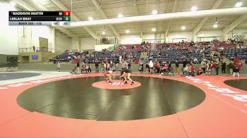 115 lbs Cons. Round 2 - Leelah Bray, Mountain View vs Maddison Martin, Mountain Ridge