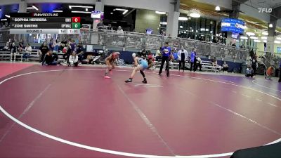 67 lbs Round 2 - Zoie Smithe, El Paso Texas Wrestling Club (EPTWC) vs Sophia Herrera, Grizzly Wrestling Club
