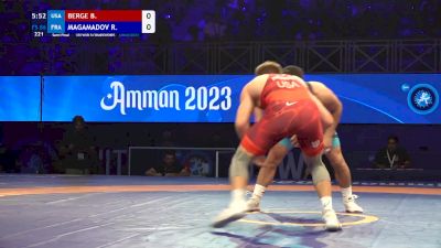 86 kg 1/2 Final - Bennett Berge, United States vs Rakhim Magamadov, France