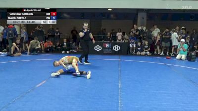 84 lbs Champ. Rd Of 16 - Andrew Taussig, Greater Heights Wrestling vs Makai Steele, PSF Wrestling Academy