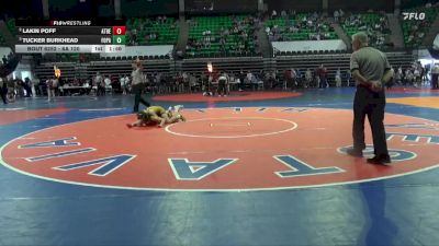 6A 120 lbs Semifinal - Tucker Burkhead, Fort Payne vs Lakin Poff, Athens