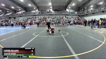 50 lbs Cons. Round 3 - Carter Williams, Lamar Tiger Wrestling-AA vs Easton Quick, Platte County Wrestling Club-AAA