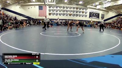 144 lbs Quarterfinal - Talen Blogna, St. Ignatius vs Hayden Rios, North Olmsted