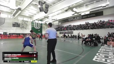 138 lbs Cons. Semi - Draven Lukata, Birmingham vs Dryden Strauser, Santa Rosa Academy