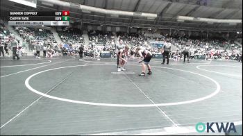 90 lbs Consi Of 8 #2 - Gunner Coffelt, Bridge Creek Youth Wrestling vs Cadyn Tate, Bridge Creek Youth Wrestling