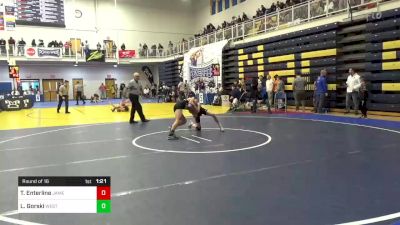 101 lbs Round Of 16 - Tyler Enterline, Jamestown vs Luke Gorski, Westshore