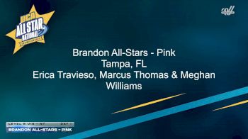 Brandon All-Stars - Pink [2026 L6 U18 - NT Day 1] 2026 UCA & UDA All Star Nationals