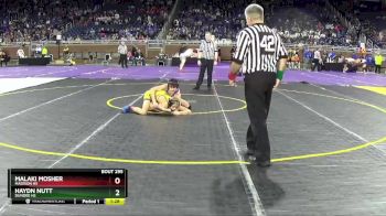 D3-106 lbs Semifinal - Haydn Nutt, Dundee HS vs Malaki Mosher, Madison HS