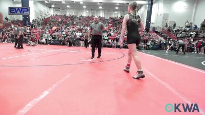 115 lbs Rr Rnd 2 - Cara Prock, Warner Eagles Youth Wrestling vs Zaylee Ballard, Team Conquer Wrestling