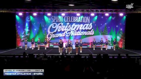 TexStar Athletics - STORM [2025 L2 Junior - D2 Day 2] 2025 Spirit Celebration Christmas Grand Nationals