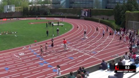 Women's 800m, Heat 1 - Barowski paces field to 206