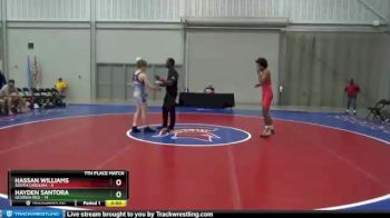 138 lbs Placement Matches (8 Team) - Hassan Williams, South Carolina vs Hayden Santora, Georgia Red