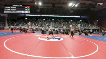 4A-132 lbs Cons. Semi - Kaden Kimzey, Central vs Caden Marler, Evanston