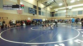 100lbs Cons. Round 3 - Natalie Brood, Ferndale (Girls) vs Aubrey Morris, Camas (Girls)