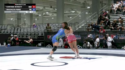 135 lbs Quarters - Corynne McNulty, Massachusetts vs Brooklyn Perez, Valiant Wrestling Club