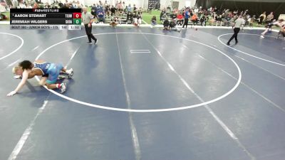 Junior Boys - 175 lbs Champ. Round 2 - Aaron Stewart, Toss Em Up Wrestling Academy vs Jeremiah Wilgers, South Dakota