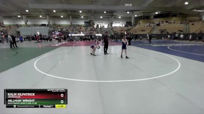 75 lbs Quarterfinal - Kalix Kilpatrick, Grindhouse vs Hillman Wright, Buccaneer Wrestling Club