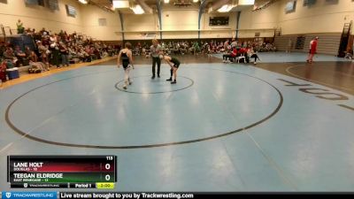 113 lbs Placement - Lane Holt, Douglas vs Teegan Eldridge, East Renegade