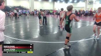 132 lbs Round 1 (10 Team) - Kadyn Evans, Team Montana Senior vs Ethan Othon, Seneca Fighting Irish