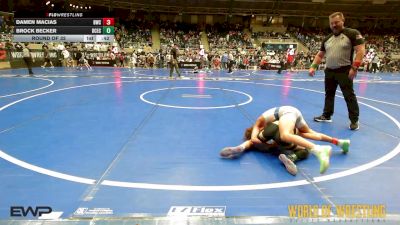 73 lbs Round Of 32 - Damen Macias, Berryhill Wrestling Club vs BROCK BECKER, DC Elite - Coufal