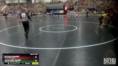 Girls 165 lbs Quarterfinal - Piper Fowler, Cleveland (Girls) vs Angel Coger, West Ridge (Girls)