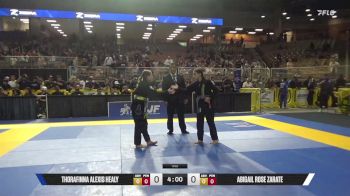 Abigail Rose Zarate vs Thorafinna Alexis Healy 2025 Pan Kids Jiu-Jitsu IBJJF Championship
