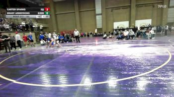 150 lbs Champ. Round 1 - Carter Sparks, Piedmont vs Brady Armstrong, Hillsboro