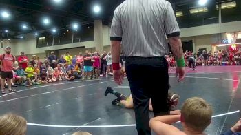 140 lbs Round 2 (6 Team) - Gabe Snyder, Ironclad Koncrete Kids vs Cormac Cooper, Rabbit WC