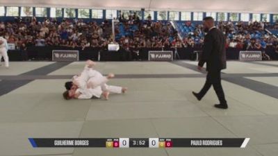 Paulo Rodrigues vs Guilherme Borges 2026 FJJ Rio Carioca