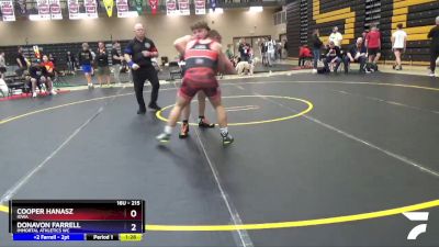 215 lbs Cons. Round 3 - Cooper Hanasz, Iowa vs Donavon Farrell, Immortal Athletics WC