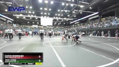 125 lbs Quarterfinal - Tate Stahl, Burlington Kids vs Caton Rodriguez, Maize Wrestling Club