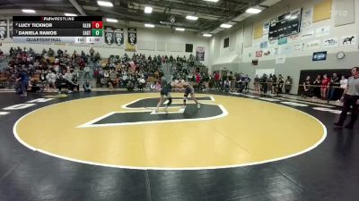 115 lbs Quarterfinal - Daniela Ramos, Cheyenne East vs Lucy Ticknor, Glenrock