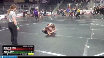 132 lbs Champ. Round 2 - Violet Gray, Team Colorado vs Bailey Chafin, Team Oregon