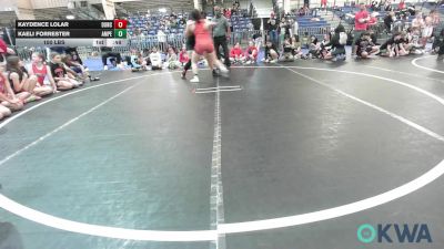 150 lbs Rr Rnd 2 - Kaydence Lolar, Duncan Demon Wrestling vs Kaeli Forrester, Amped Wrestling Club