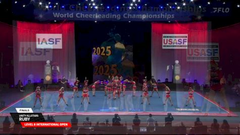 Unity Allstars - Ruby (England) [2025 L6 International Open Finals] 2025 The Cheerleading Worlds