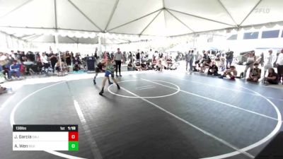 138 lbs Round Of 32 - Joel Garcia, Cali Warriors vs Andrew Wen, Silverback WC