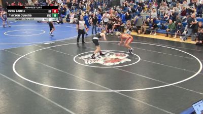 157 lbs Champ. Round 2 - Victor Cusatis, Wilson vs Evan Azbell, Niagara Wheatfield
