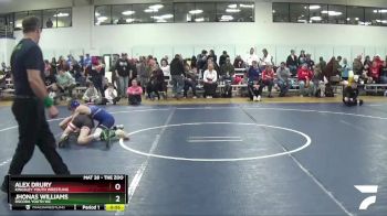 109 lbs Cons. Round 2 - Jhonas Williams, Oscoda Youth WC vs Alex Drury, Kingsley Youth Wrestling