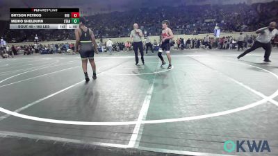 160 lbs Consi Of 8 #1 - Bryson Petros, Red Ryder Wrestling Club vs Meiko Shelburn, Standfast