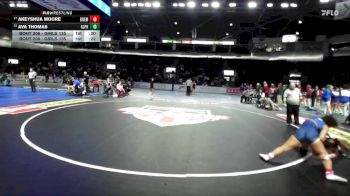 Girls 135 lbs Cons. Round 1 - Ava Thomas, Glacier Peak (Girls) vs Akeyshua Moore, Bremerton (Girls)