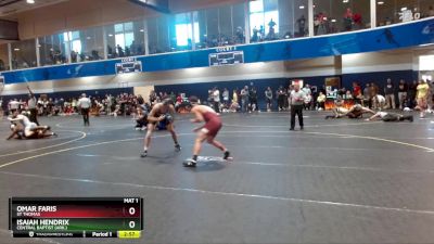 149 lbs Champ. Round 2 - Isaiah Hendrix, Central Baptist (Ark.) vs Omar Faris, St Thomas