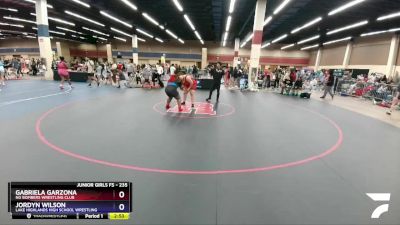 235 lbs Quarterfinal - Gabriela Garzona, NG Bombers Wrestling Club vs Jordyn Wilson, Lake Highlands High School Wrestling