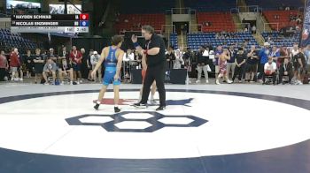 126 lbs Champ. Rd Of 16 - Hayden Schwab, Iowa vs Nicolas Enzminger, North Dakota
