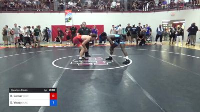 86 kg Quarterfinal - Daschle Lamer, Central Coast Regional Training Center vs De'Alcapon Veazy, Black Fox Wrestling Academy