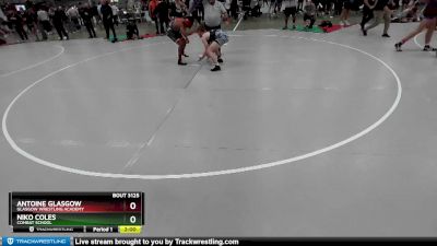 165 lbs Champ. Round 3 - Antoine Glasgow, Glasgow Wrestling Academy vs Niko Coles, Combat School