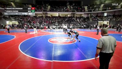 190-5A 3rd Place Match - Joseph Patrie, McIntosh vs Travis McCrimmon, Brunswick