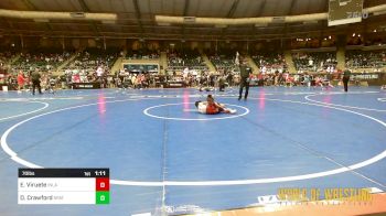 70 lbs Semifinal - Elijah Viruete, Inland Elite Wrestling Club vs David Crawford, Spatola