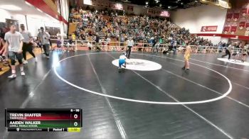 98 lbs Champ. Round 1 - Aaiden Walker, Lovell Middle School vs Trevin Shaffer, Thermopolis