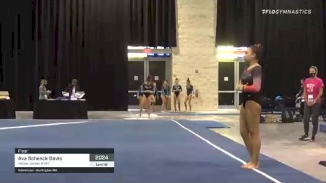 Ava Schenck Davis - Floor, Yellow Jacket #357 - 2021 USA Gymnastics Development Program National Championships